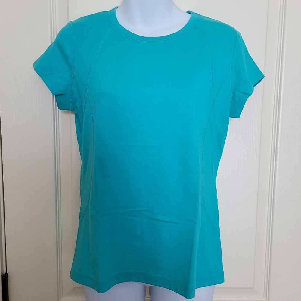 💰 (3 For $15) Tek Gear Teal Athletic Top, Sz M, EUC